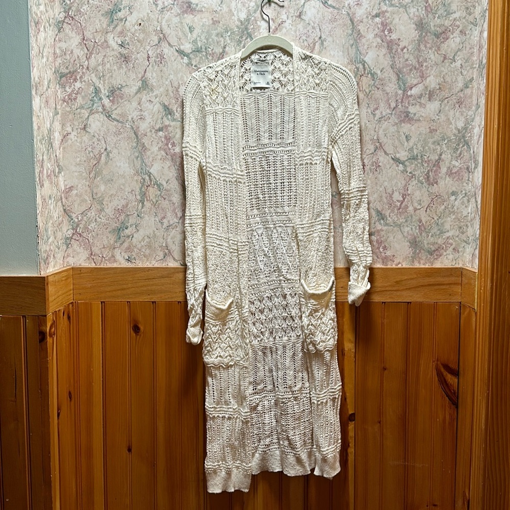 Crotchet Duster Sweater